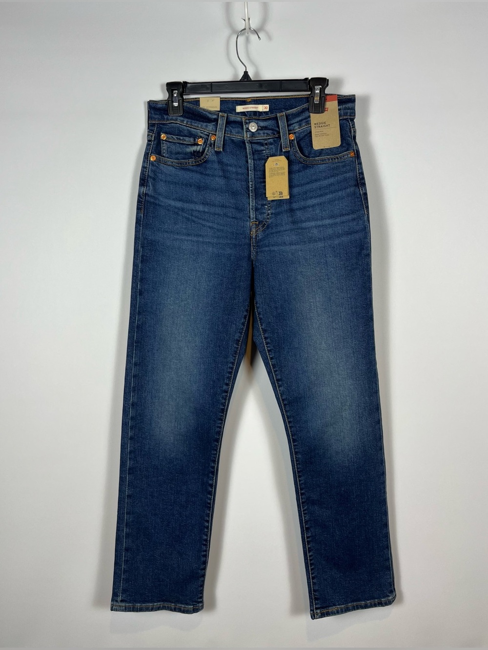 Levi’s Wedgie Straight High-Rise Jeans Women’s Size 30 Inseam 28” NWT